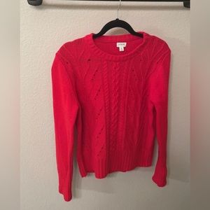 Red J.Crew Sweater
